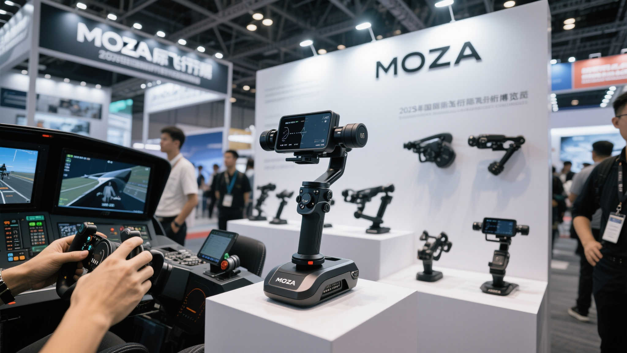 2025飞行模拟博览会:MOZA全新系列震撼登场 2025飞行模拟博览会:MOZA全新系列震撼登场