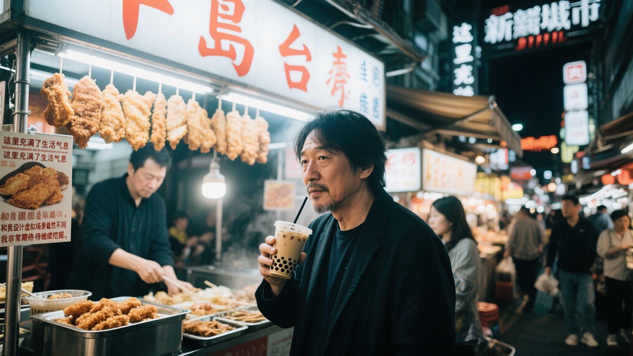 小岛秀夫台湾行：沉浸式美食探秘与风光分享